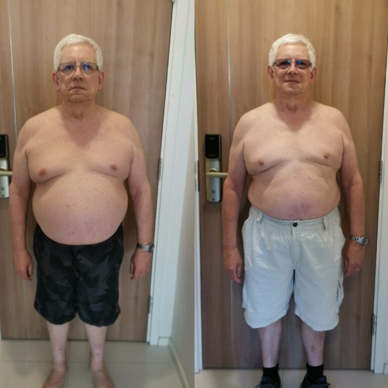 John lost 12 kg with us