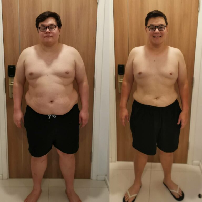 Dylan lost 25 kg with us