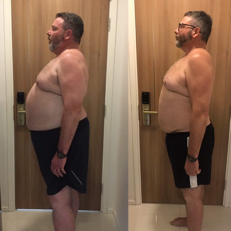 Nigel lost 28 kg with us