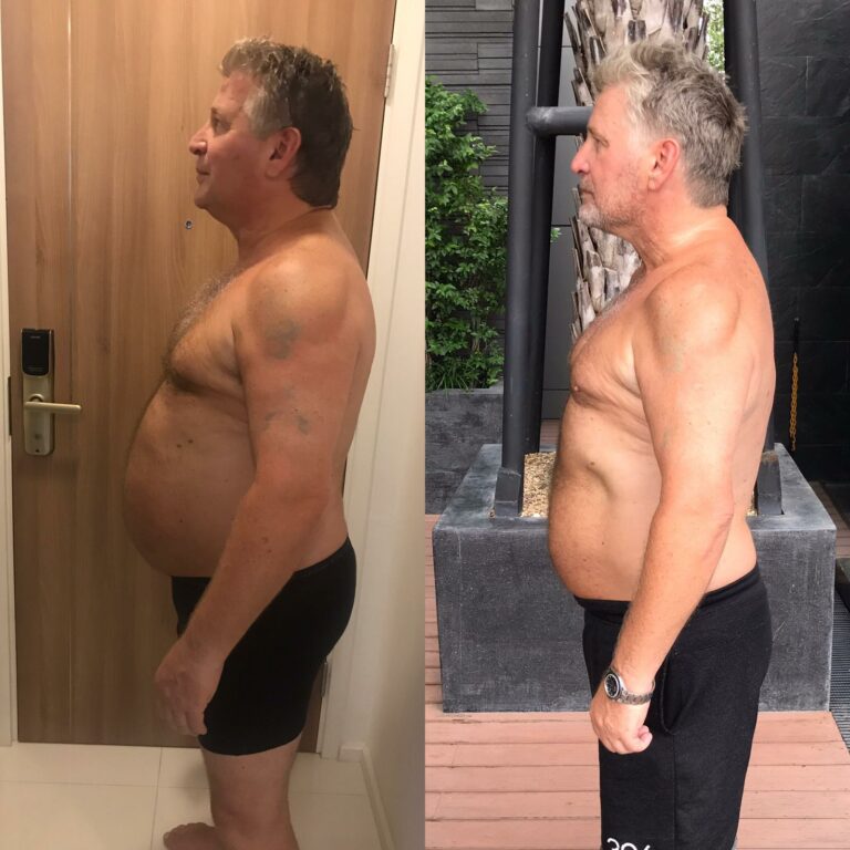 Mike lost 20 kg with us