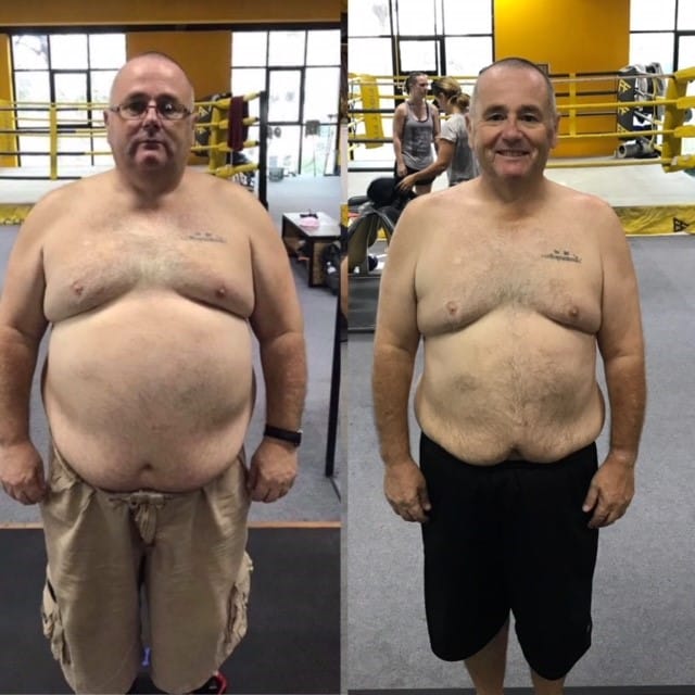 Phill lost 45 kg with us