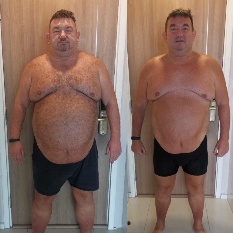 Jason lost 30 kg with us