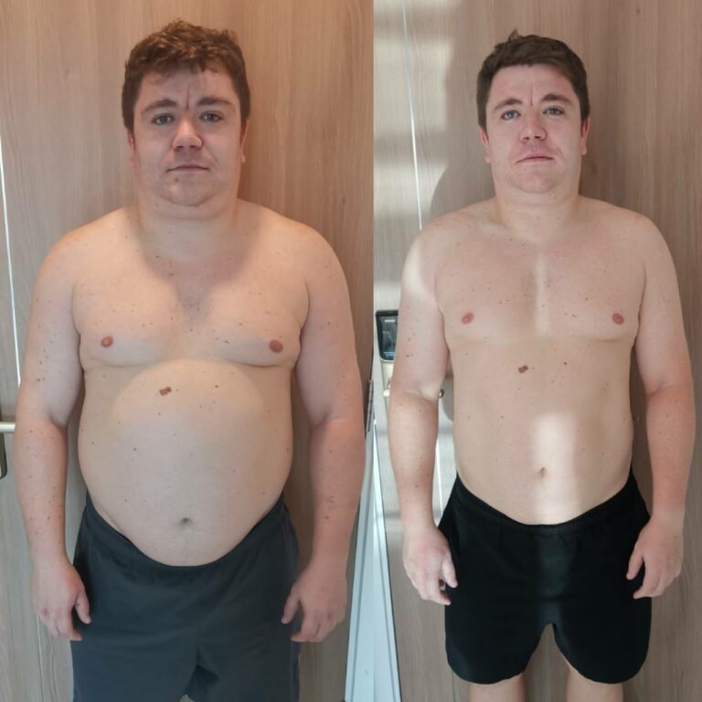 Lewis lost 18 kg with us