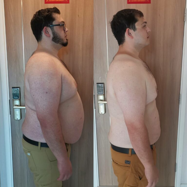 Noah lost 20 kg with us