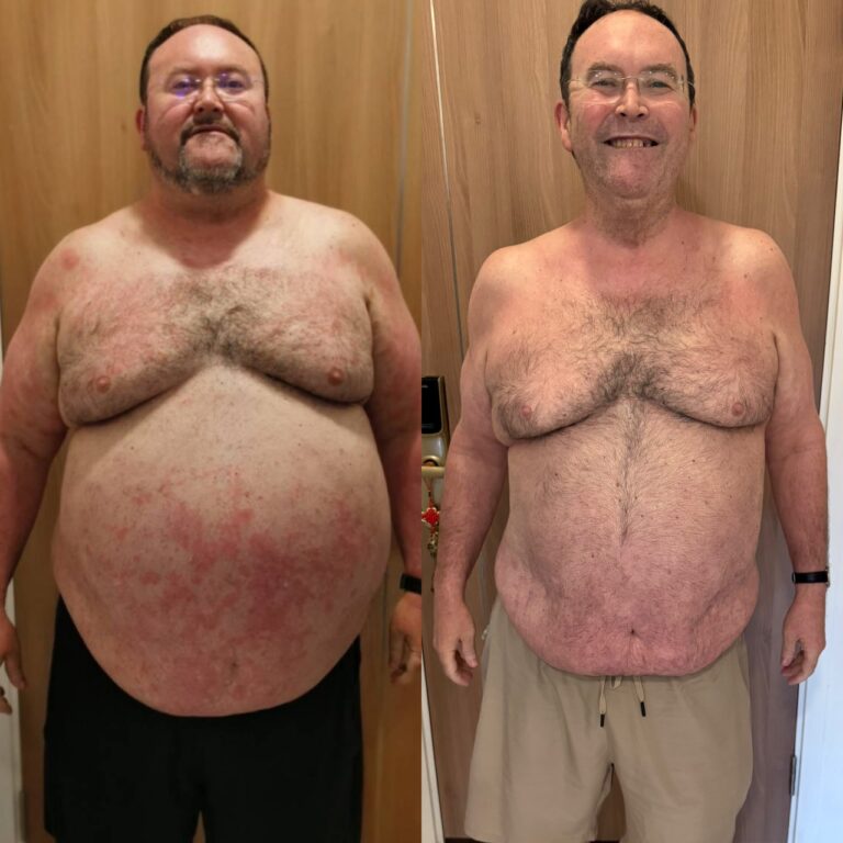 Jason lost 60 kg with us