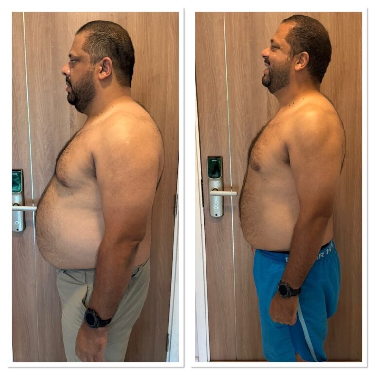Gaurav Lost 14 kg with us