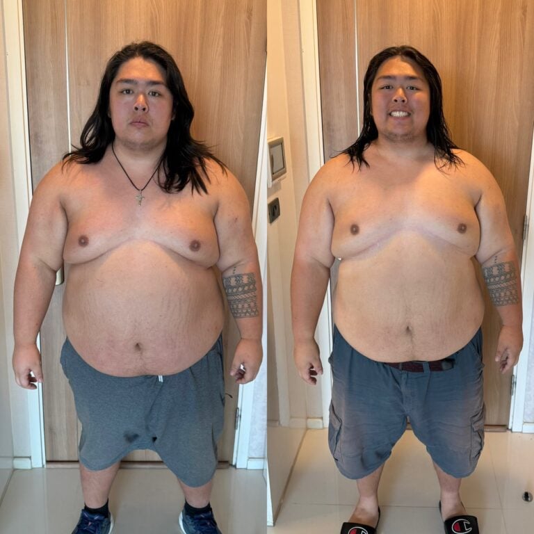 Taylor lost 18 kg with us